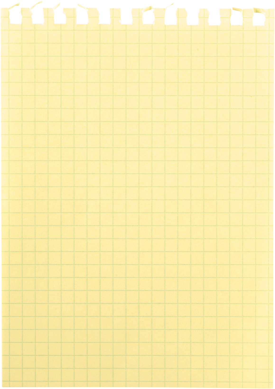Blank Paper Sheet From Notepad - Isolated
