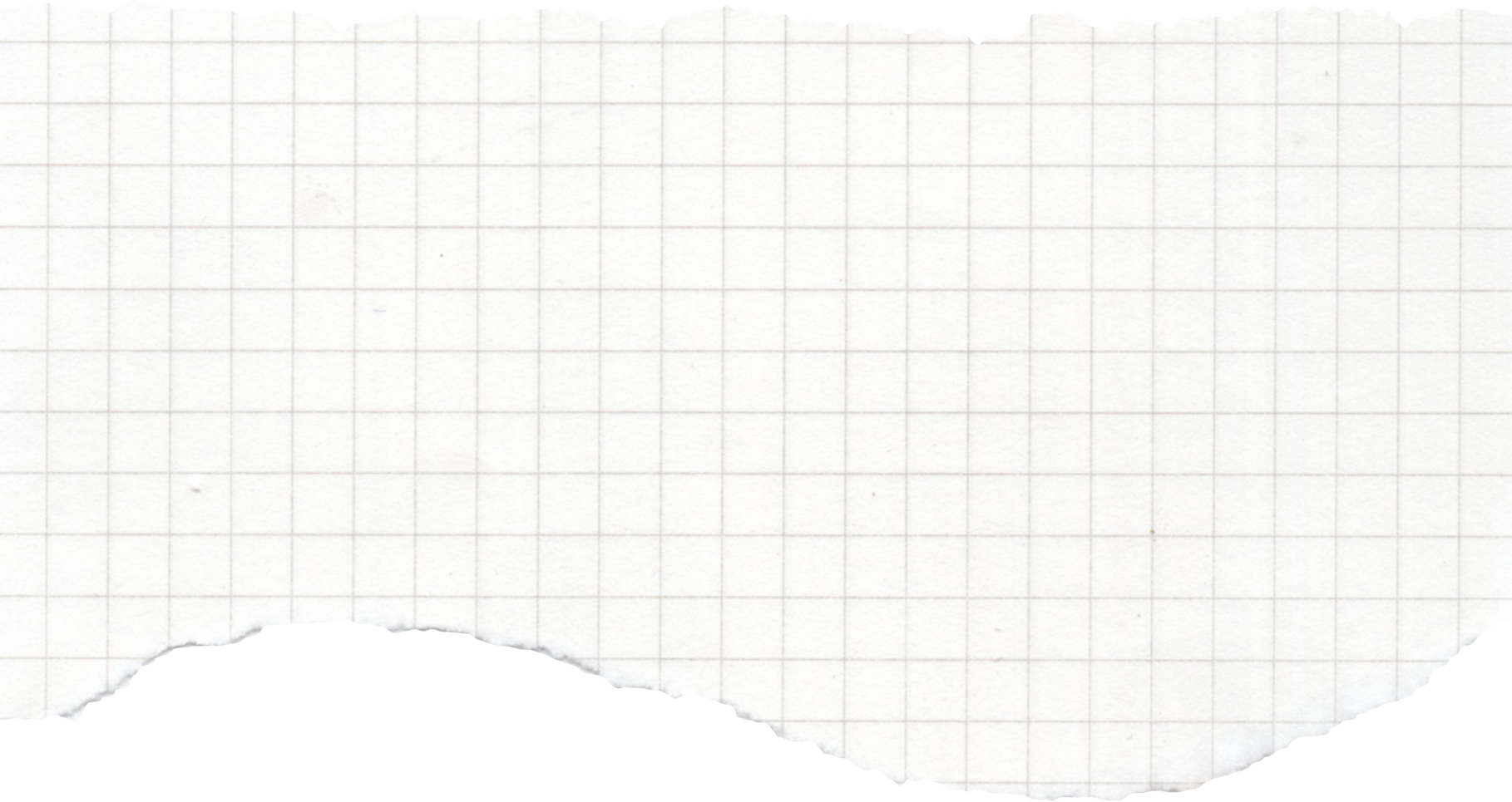 Torn grid paper