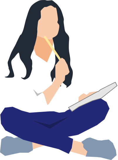 Thinking Man Illustration 